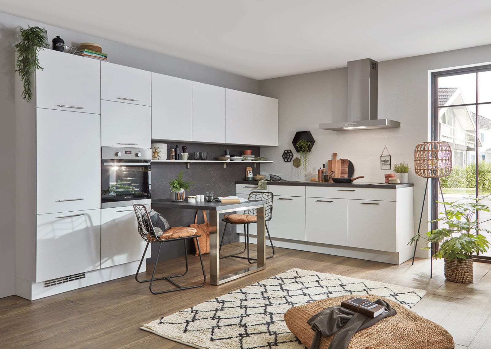 Nobilia White L Shaped Kitchen 2021 | Lead Wolf, Peterborough